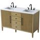 Blakely 54 X 34 inch Linen Oak Bathroom Vanity Cabinet