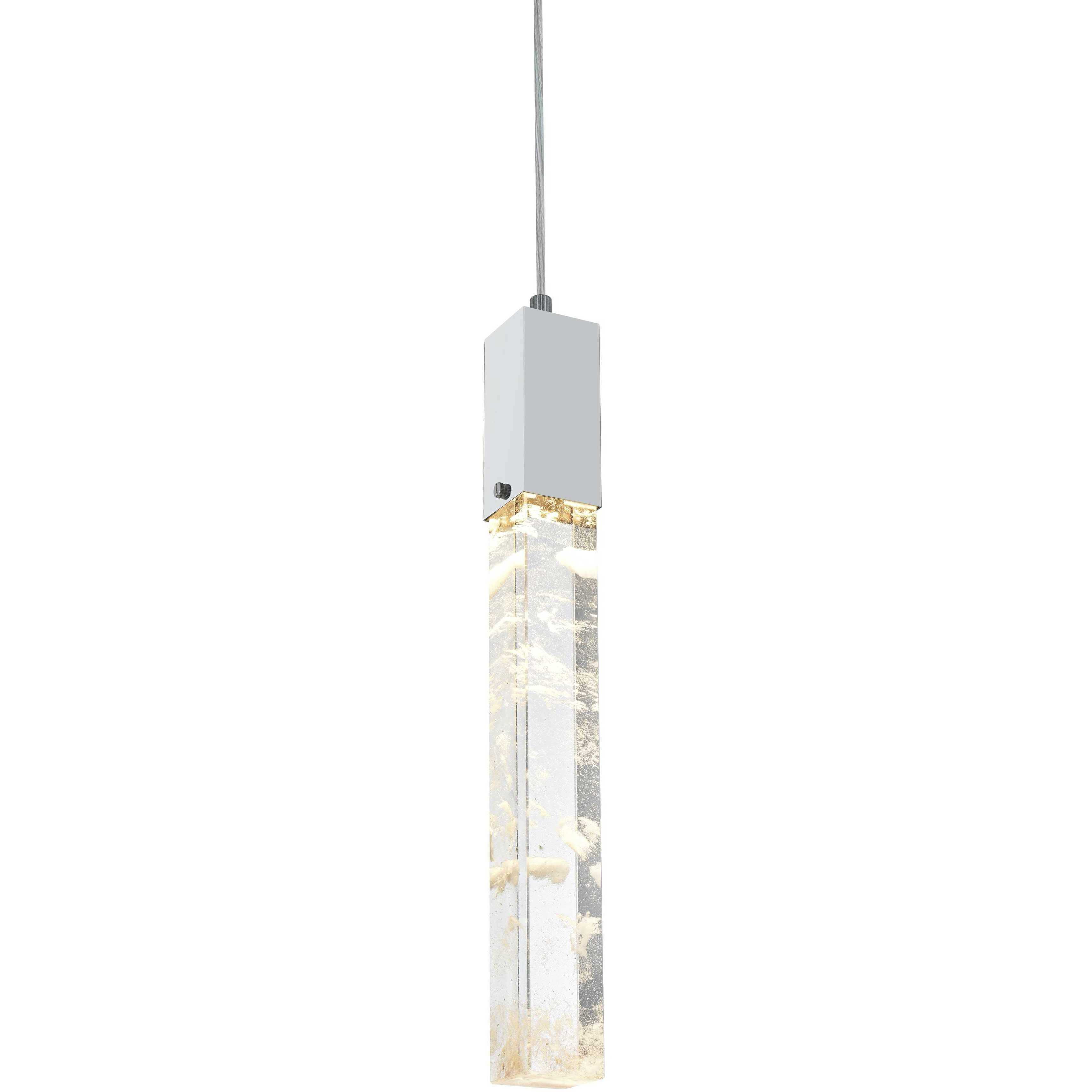Aurora 1 Light 5 inch Chrome Pendant Ceiling Light