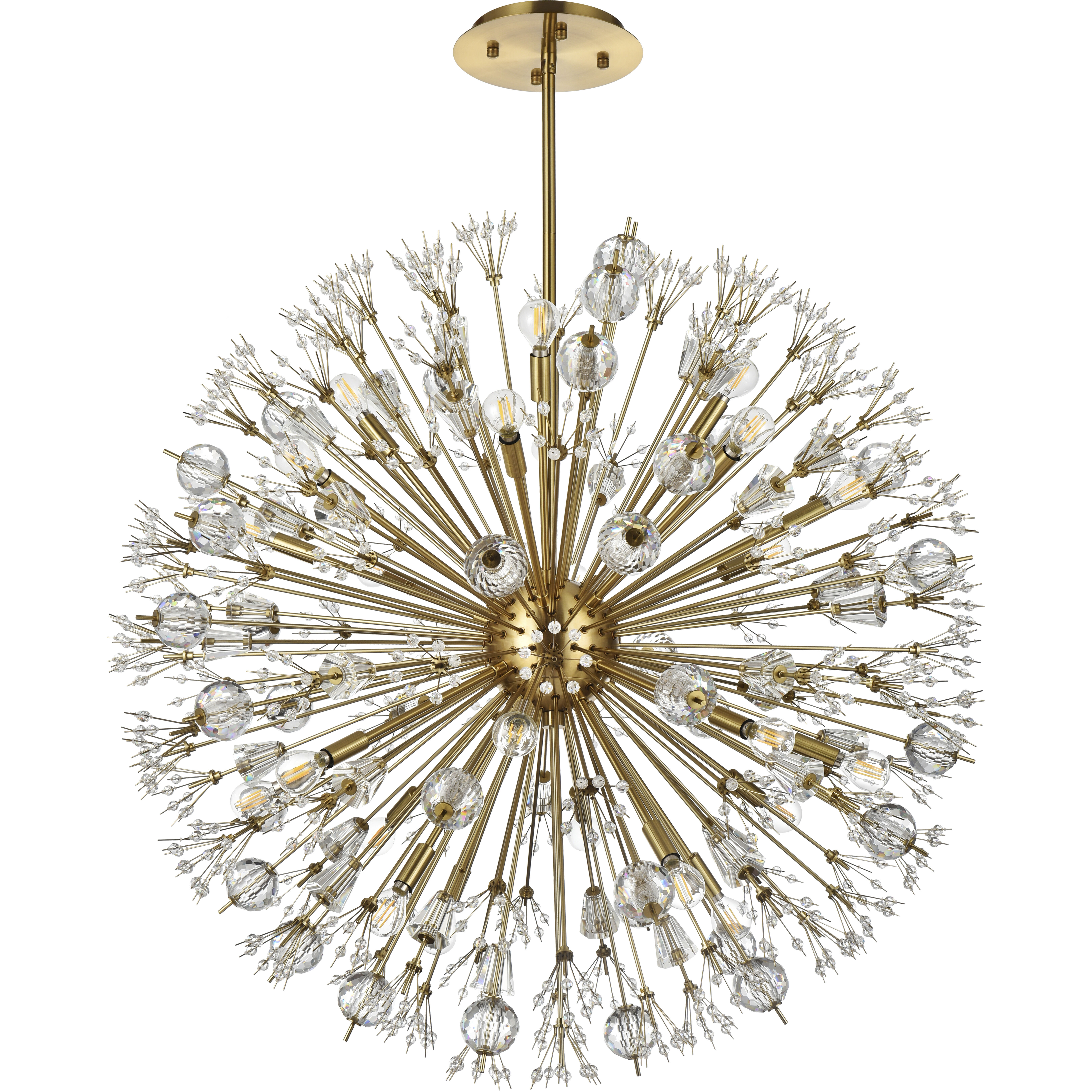 Vera 24 Light 38 inch Gold Pendant Ceiling Light