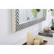 Colette 42 X 28 inch Chevron Wall Mirror