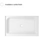 Laredo Glossy White Shower Base