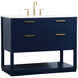 Larkin 42 X 22 X 34 inch Blue Vanity Sink Set