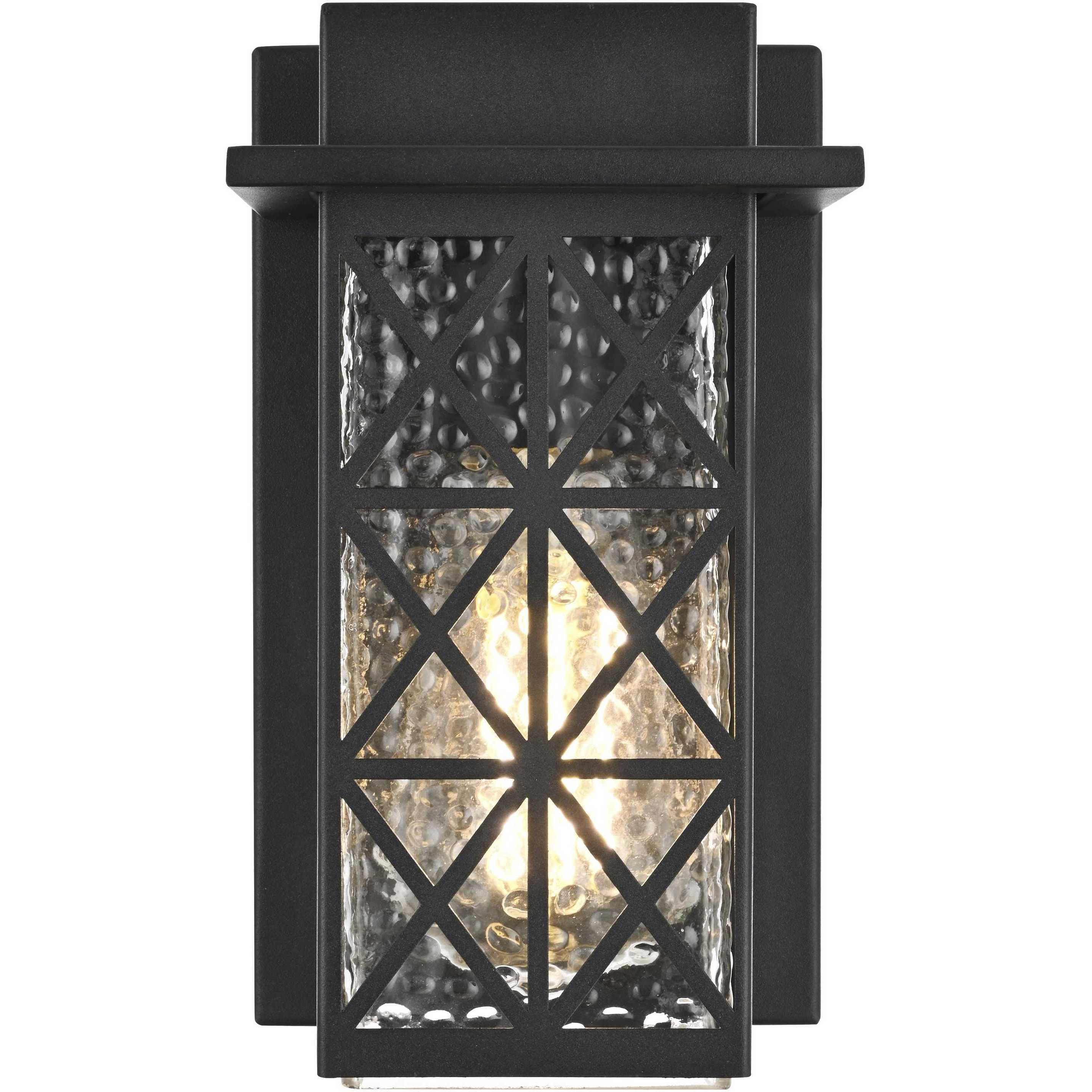 Wildey 1 Light 8.5 inch Black Outdoor Wall Sconce