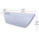 Brock Glossy White Bathtub