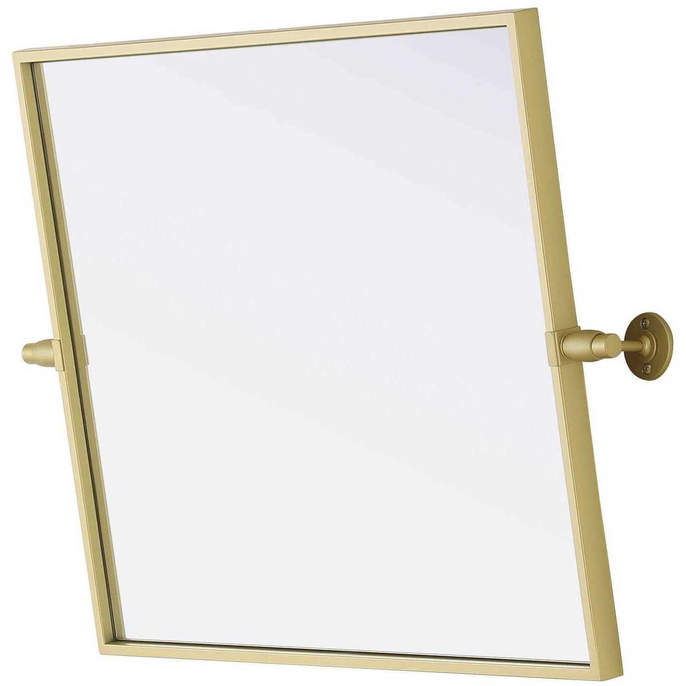 Amoura 24 X 20 inch Brass Mirror