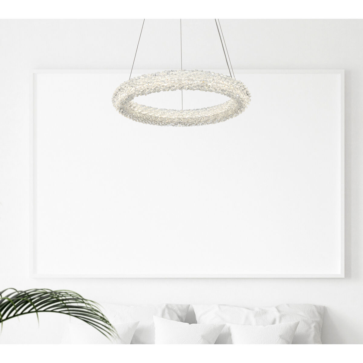 Elegant Lighting 3800D18SG Bowen 1 Light 18 inch Satin Gold