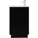 Hayes 84 X 22 X 35 inch Black Vanity Sink Set
