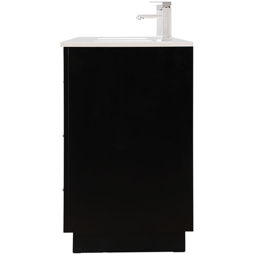 Hayes 84 X 22 X 35 inch Black Vanity Sink Set