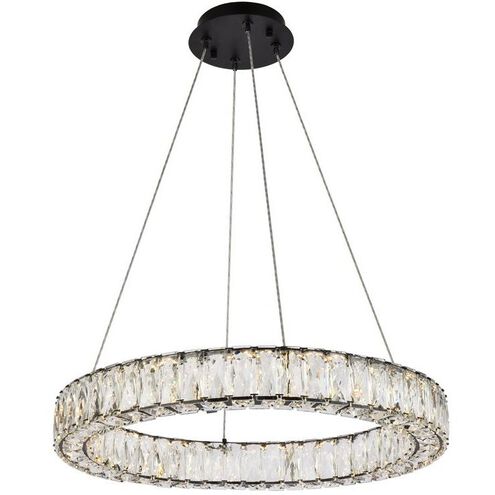 Monroe 1 Light 23 inch Black Pendant Ceiling Light