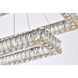 Monroe 2 Light 42 inch Gold Pendant Ceiling Light