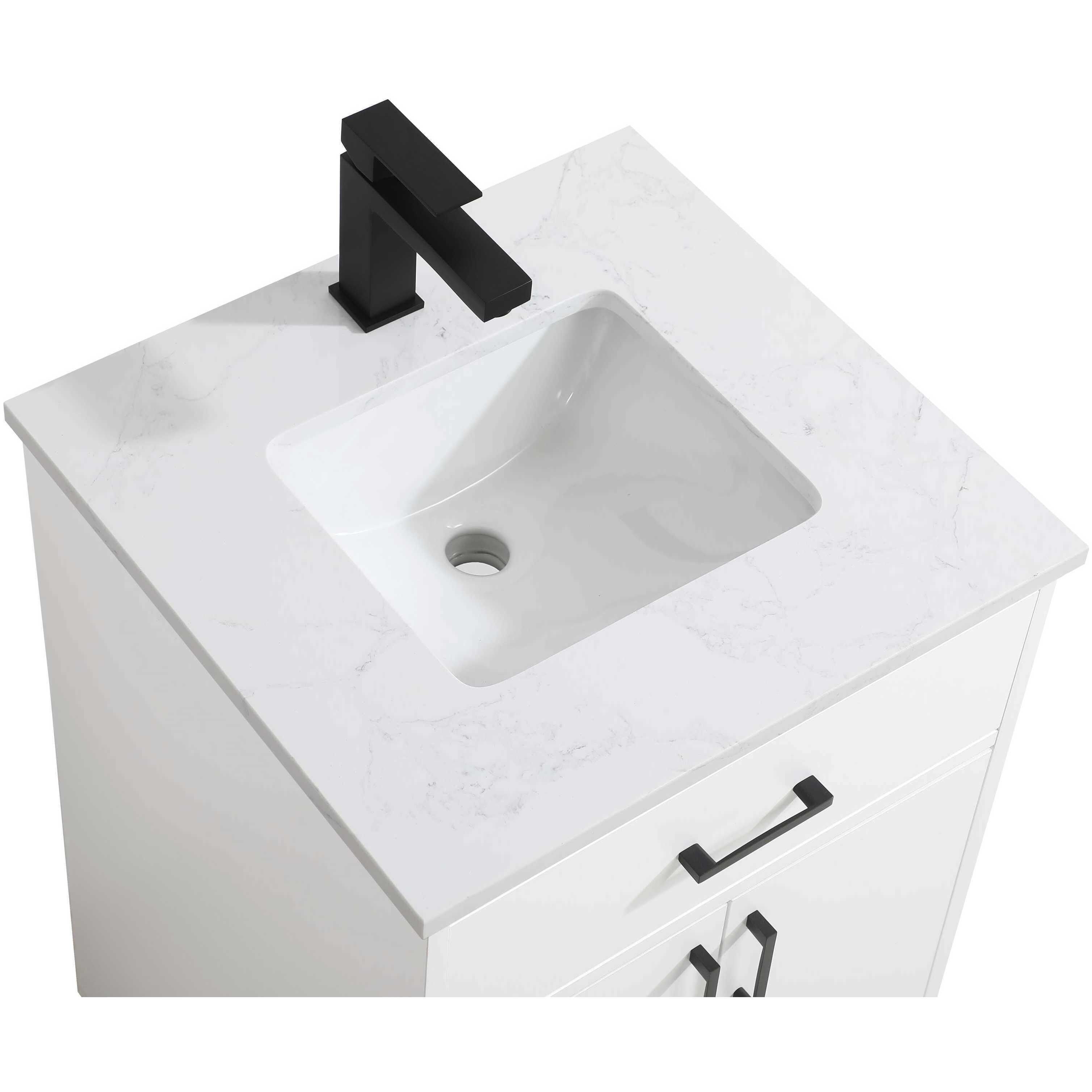Chandler 20 X 34 inch White Bathroom Vanity Cabinet