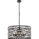 Kennedy 5 Light 24 inch Black Pendant Ceiling Light