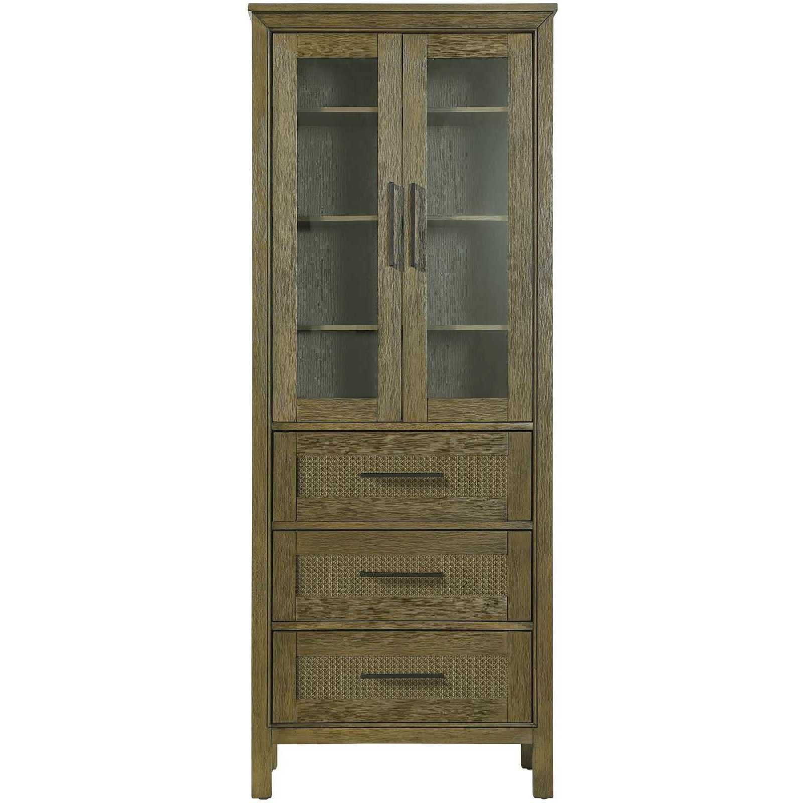 Alina Hazel Oak Bathroom Storage Cabinet