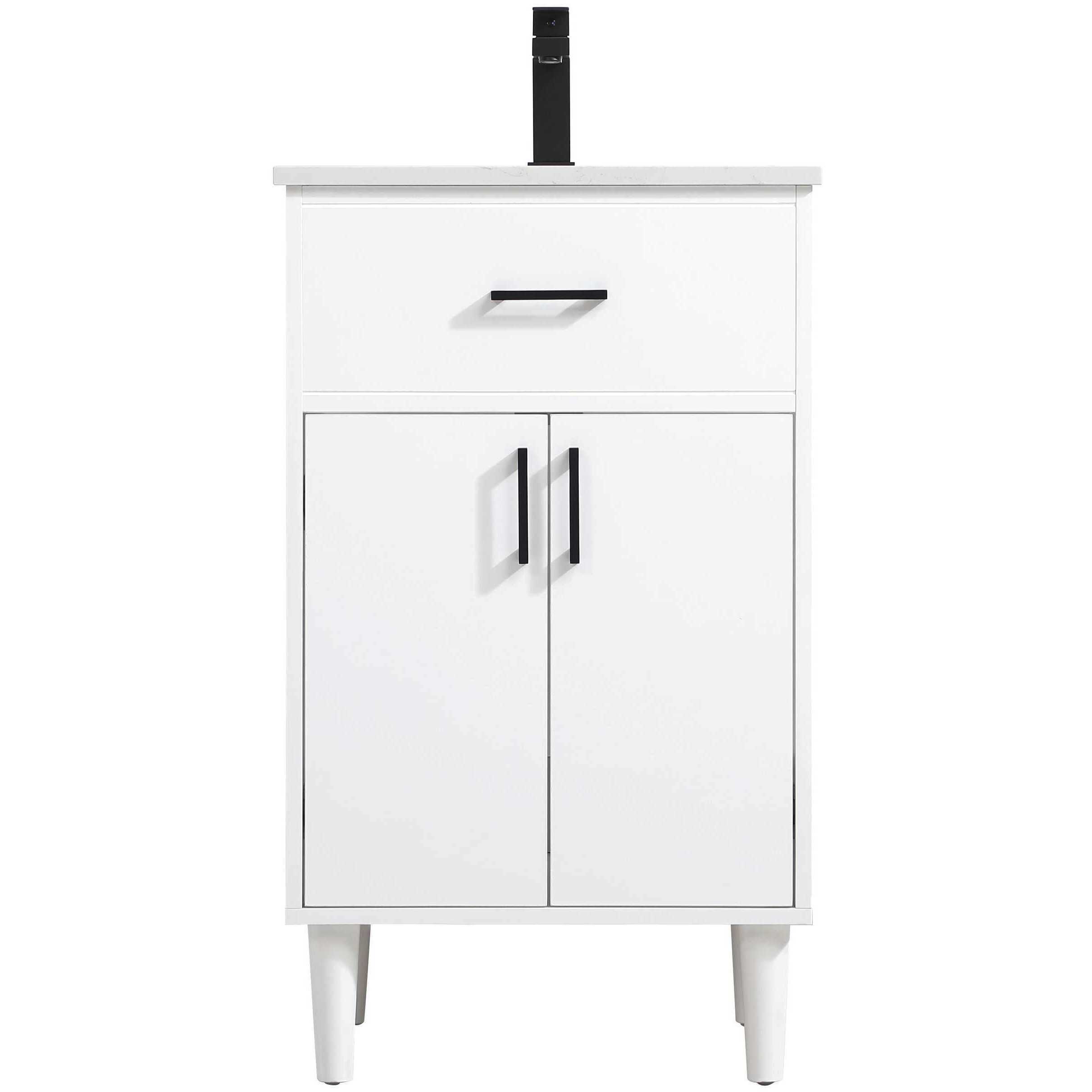 Chandler 20 X 34 inch White Bathroom Vanity Cabinet