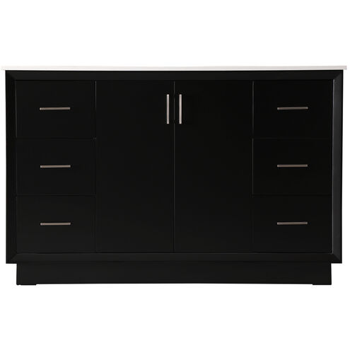 Hayes 54 X 22 X 35 inch Black Vanity Sink Set