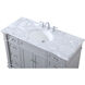 Wesley 48 X 22 X 35 inch Grey Vanity Sink Set