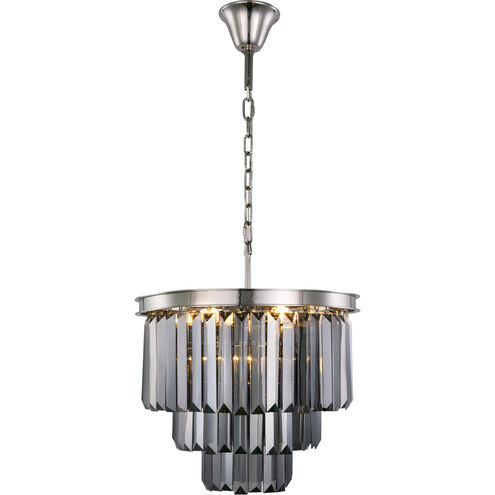 Sydney 9 Light 20 inch Polished Nickel Chandelier Ceiling Light, Urban Classic