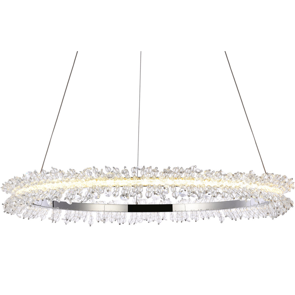 Laurel 26 inch Chrome Pendant Ceiling Light