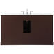 Americana 60 X 22 X 35 inch Teak Vanity Sink Set