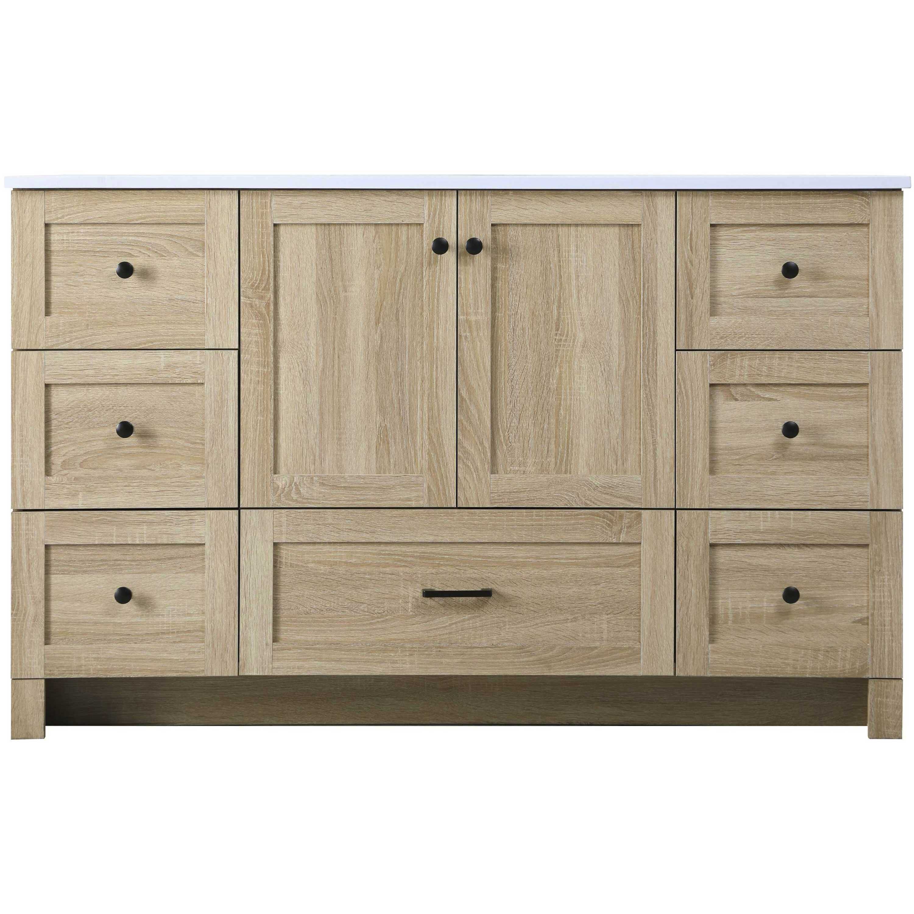 Soma 54 X 34 inch Mango Wood Bathroom Vanity Cabinet