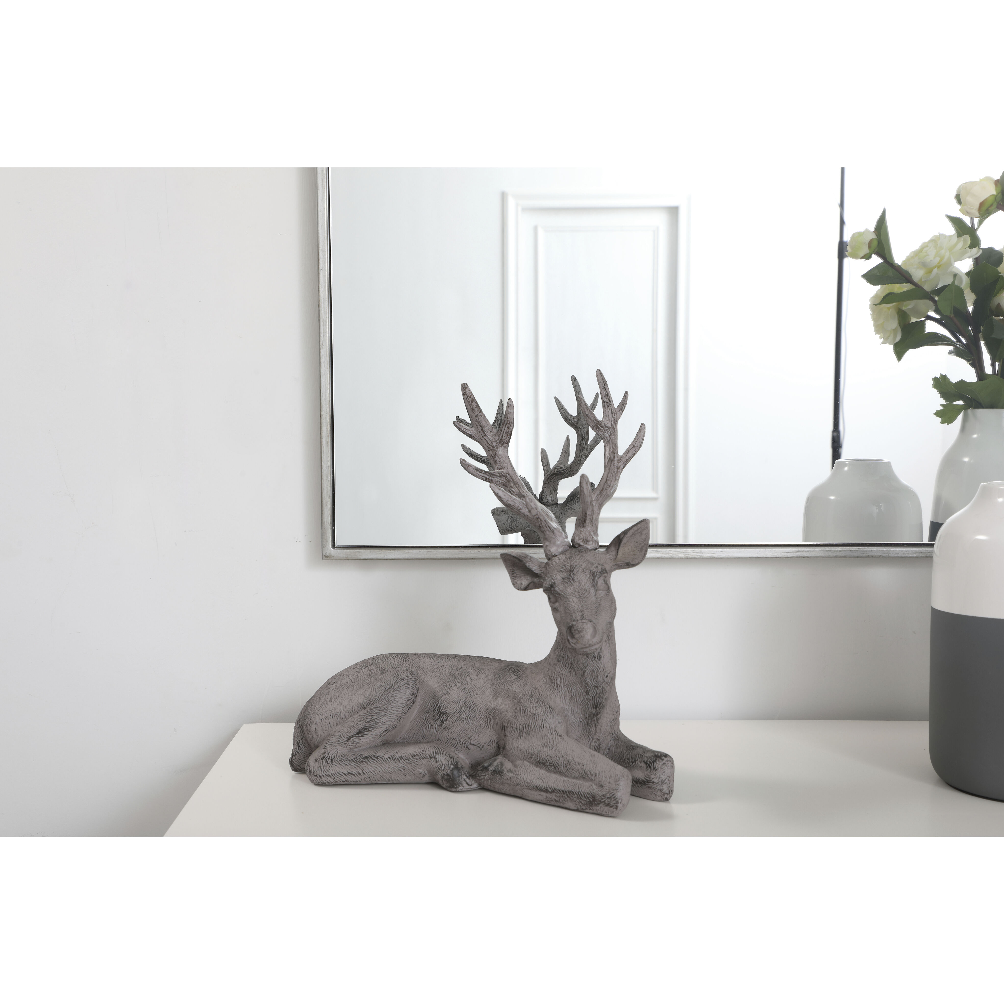 Monet 48 X 30 inch Silver Wall Mirror