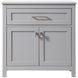 Adian Grey Bathroom Storage Cabinet