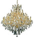 Maria Theresa 37 Light 44 inch Gold Foyer Ceiling Light in Clear, Royal Cut