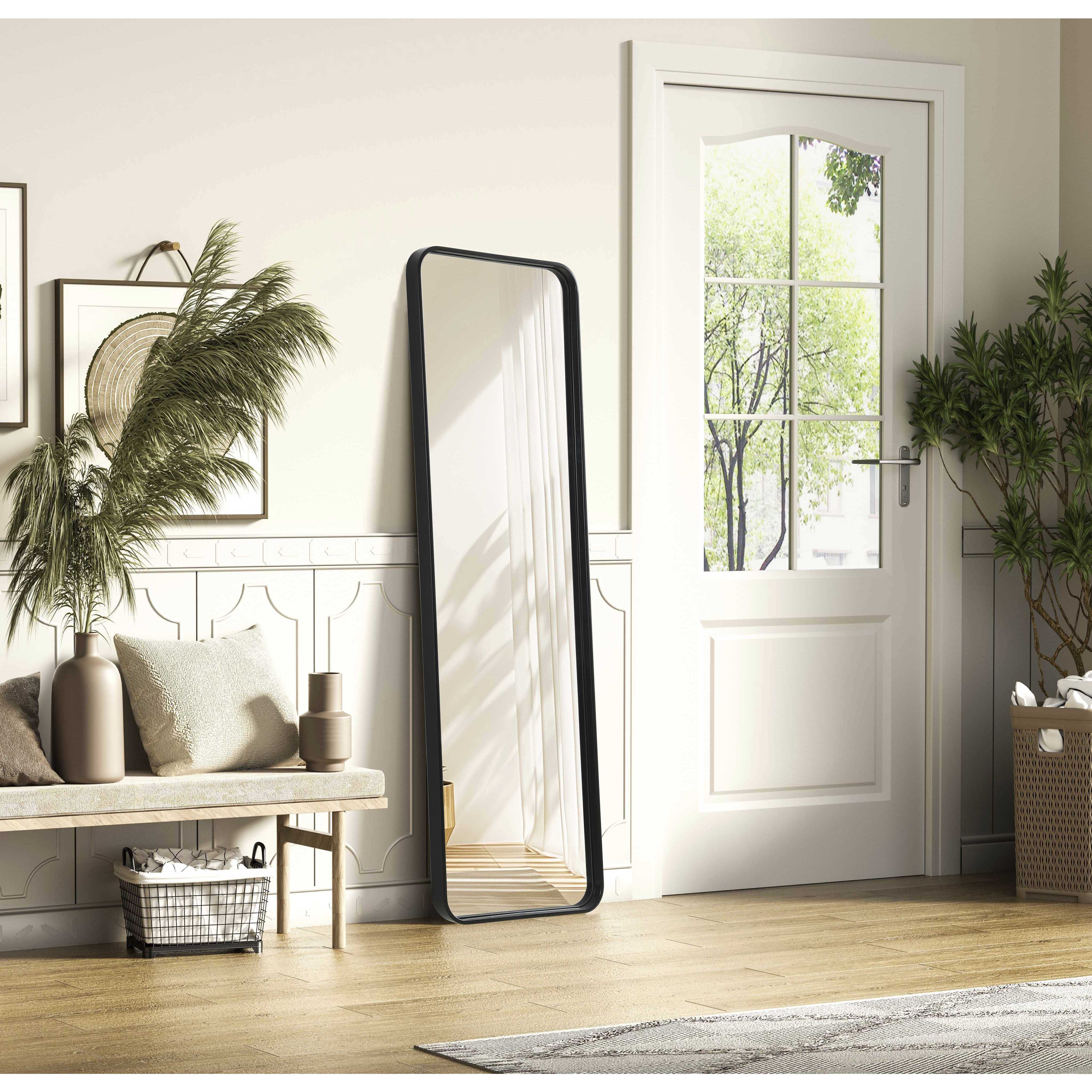 Remy 60 X 18 inch Black Mirror