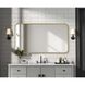 Remy 36 X 20 inch Brass Mirror