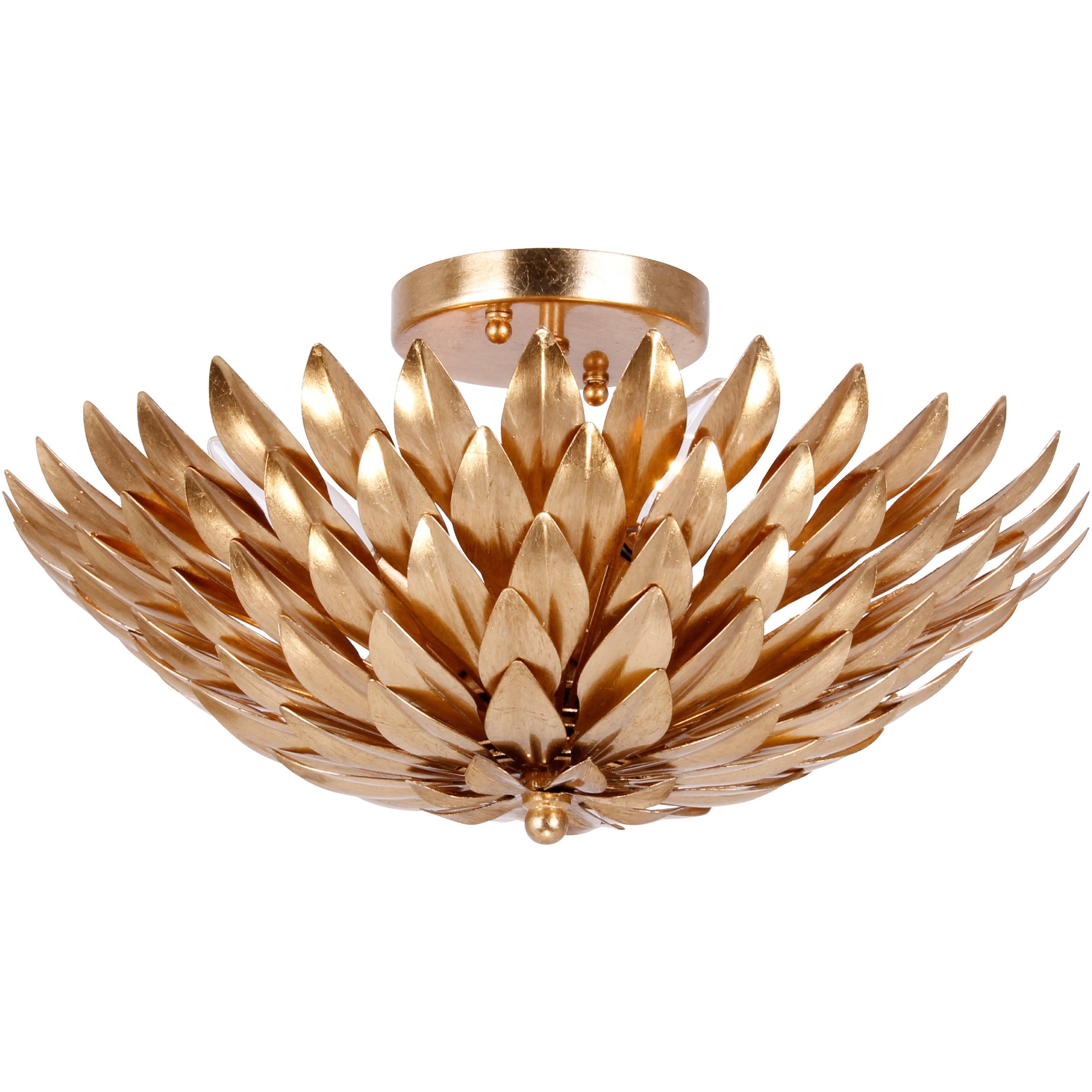 Broche Semi Flush Ceiling Light