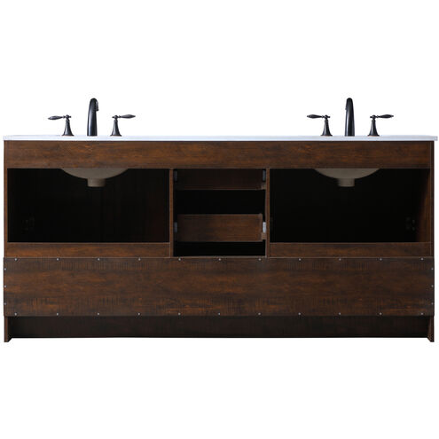 Soma 72 X 19 X 34 inch Expresso Vanity Sink Set
