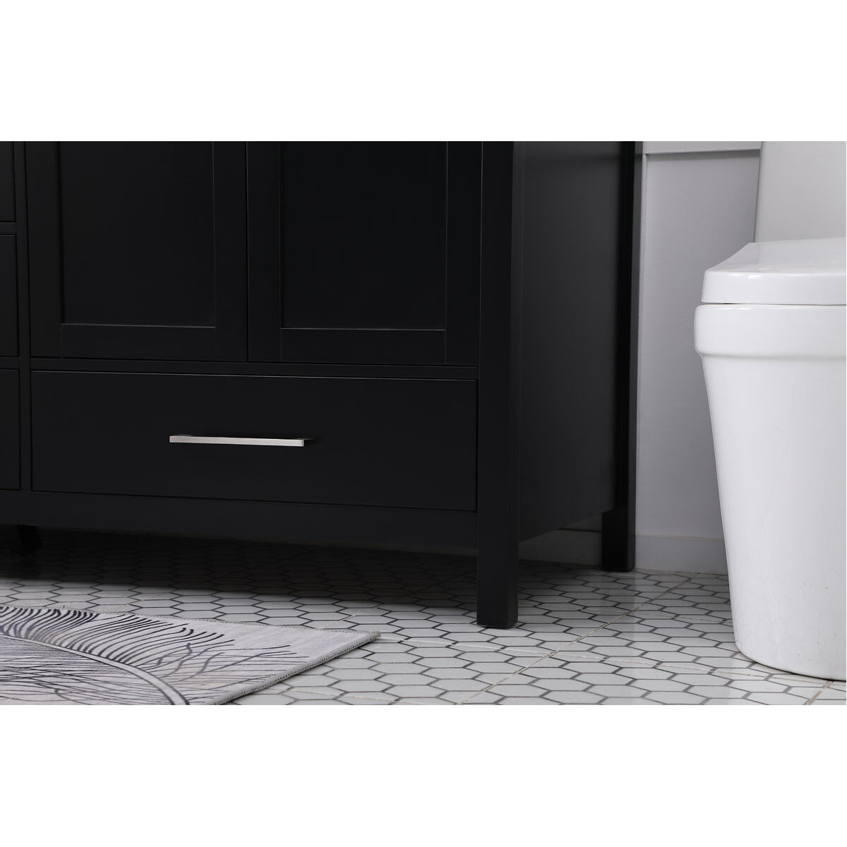 Irene 72 X 22 X 34 inch Black Vanity Sink Set