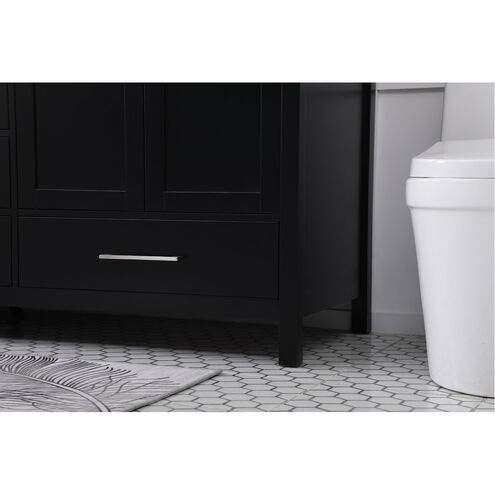 Irene 72 X 22 X 34 inch Black Vanity Sink Set