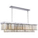 Sydney 12 Light 60 inch Polished Nickel Chandelier Ceiling Light, Urban Classic