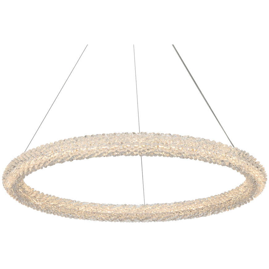 Elegant Lighting 3800D31SG Bowen 1 Light 32 inch Satin Gold