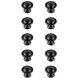 Kadea Matte Black Hardware Cabinet Knob, Set of 10