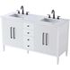 Blakely 60 X 34 inch White Bathroom Vanity Cabinet