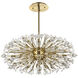 Vera 38 Light 42 inch Gold Pendant Ceiling Light