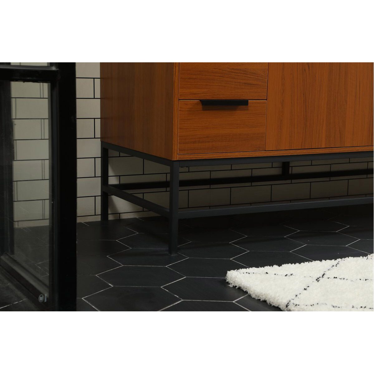 Eugene 60 X 22 X 34 inch Teak Vanity Sink Set