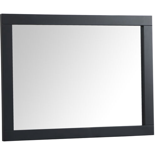 Aqua 32 X 24 inch Black Vanity Mirror