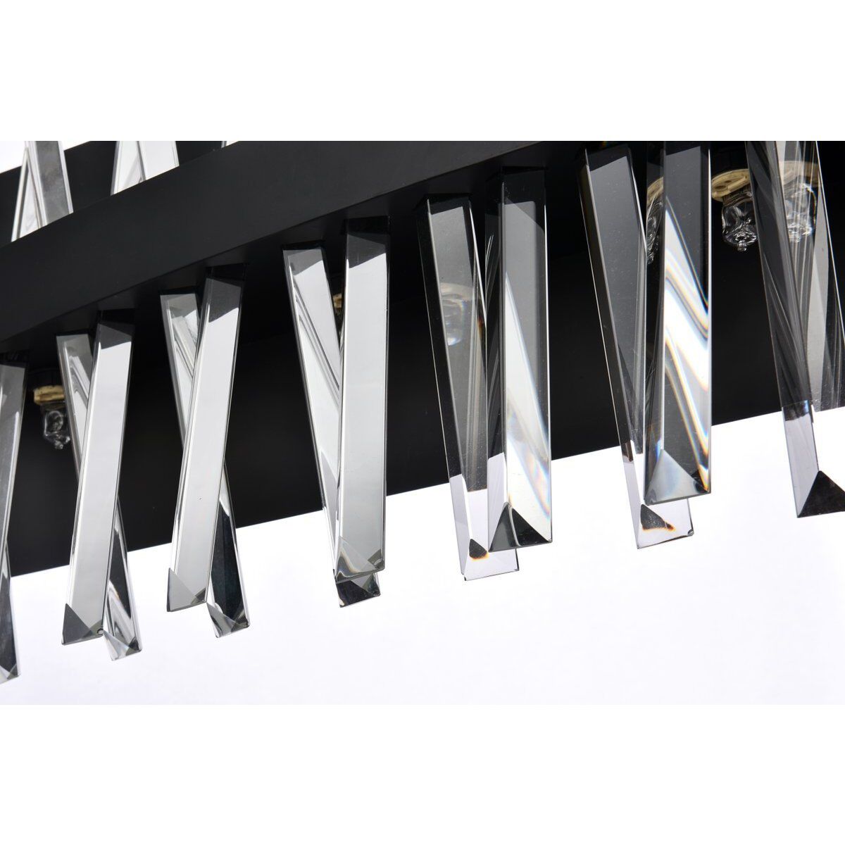 Serephina 10 Light 36 inch Black Bath Sconce Wall Light