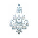 Majestic 19 Light 39 inch Chrome Foyer Ceiling Light in Clear