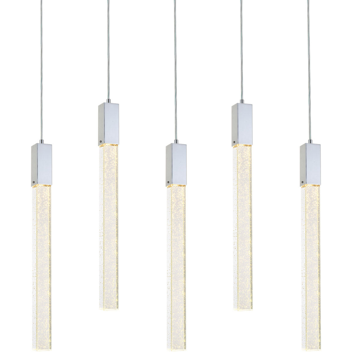 Weston 5 Light 36 inch Chrome Pendant Ceiling Light