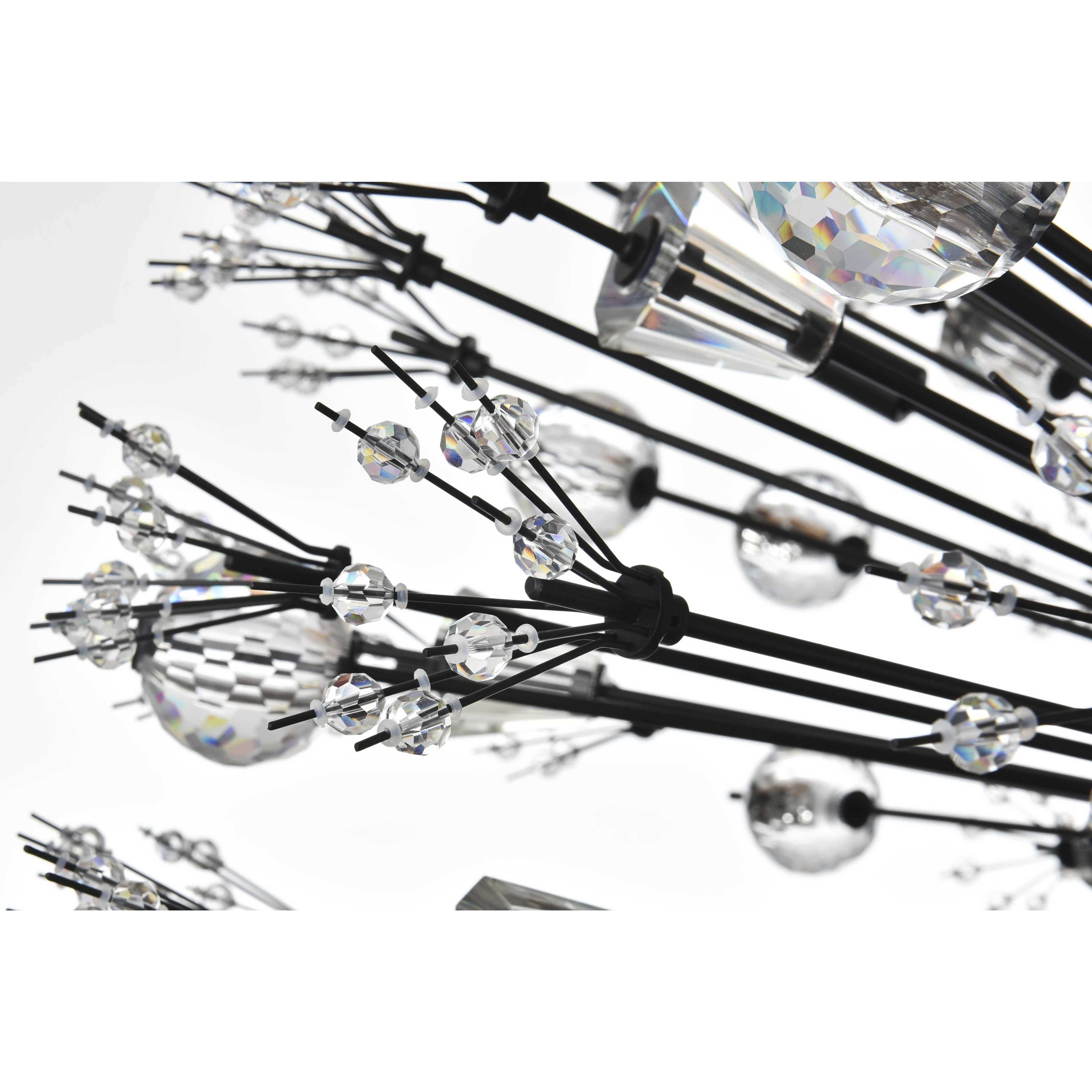 Vera 32 Light 44 inch Black Pendant Ceiling Light