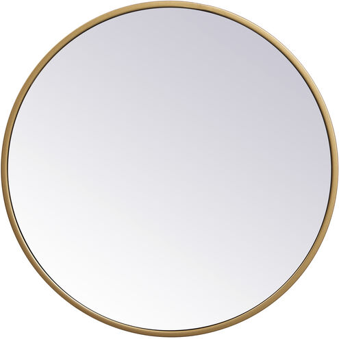 Eternity 18 X 18 inch Brass Wall Mirror