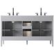 Blakely 60 X 34 inch Grey Bathroom Vanity Cabinet