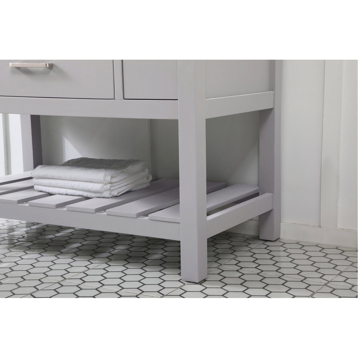 Clement 42 X 22 X 34.13 inch Grey Bathroom Vanity Cabinet