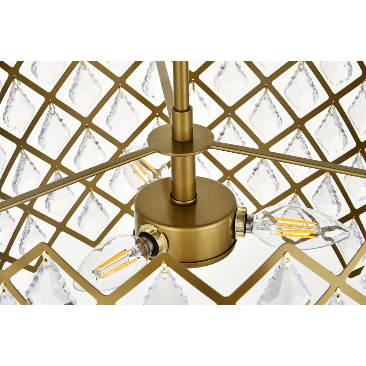 Lyla 3 Light 16 inch Brass Pendant Ceiling Light