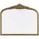 Naomi 36 X 30 inch Antique Brass Mirror
