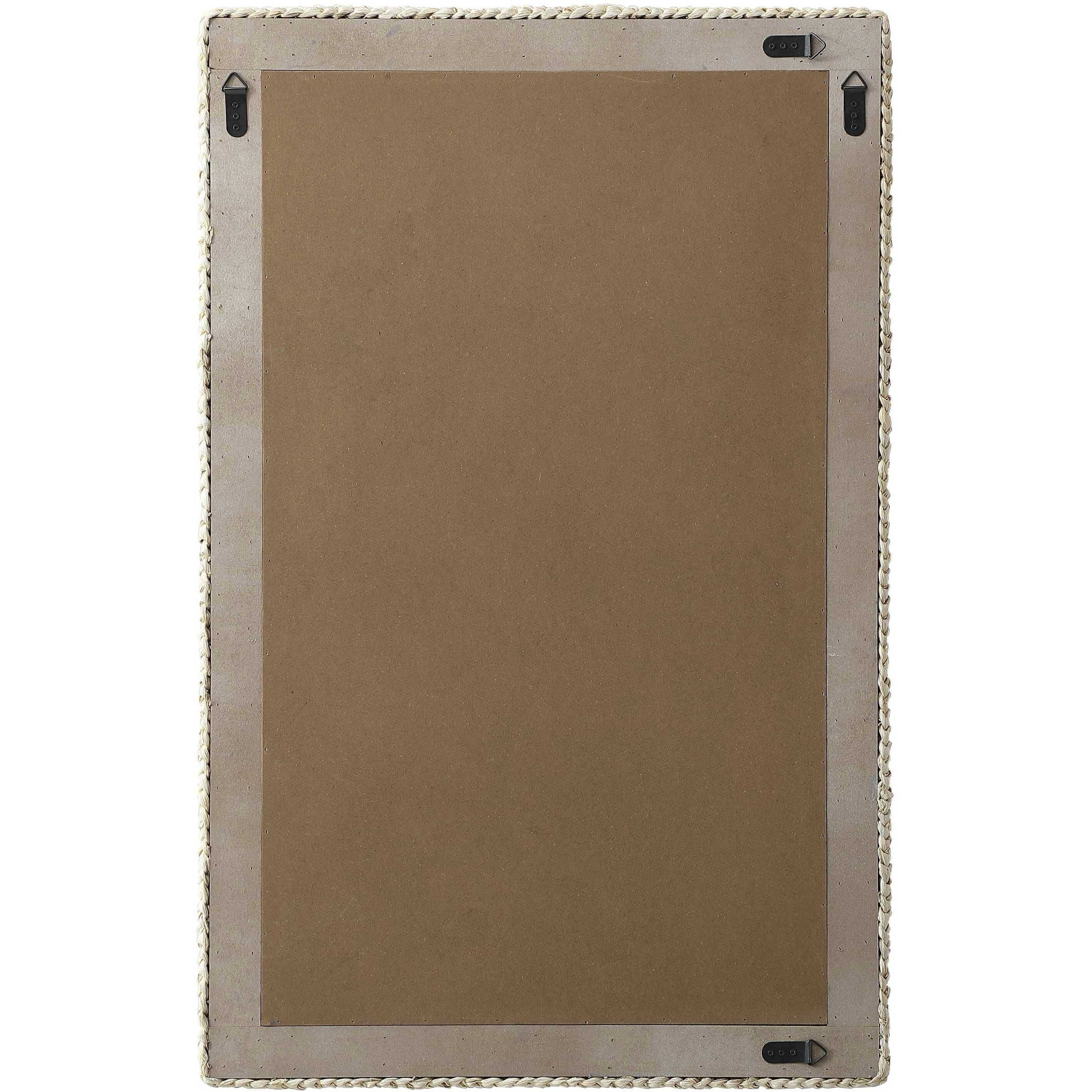 Marlowe 42 X 27 inch Linen White Mirror